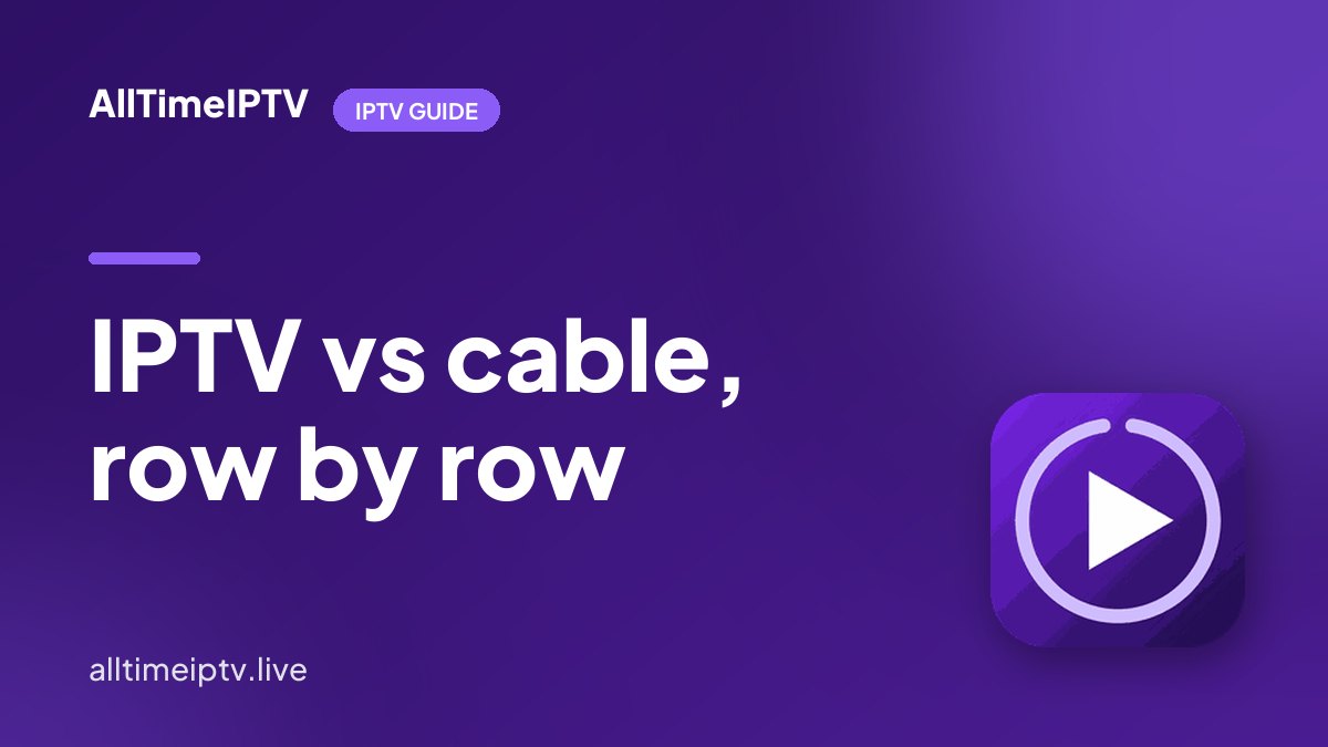 A cable set-top box and a streaming stick below a wall-mounted TV
